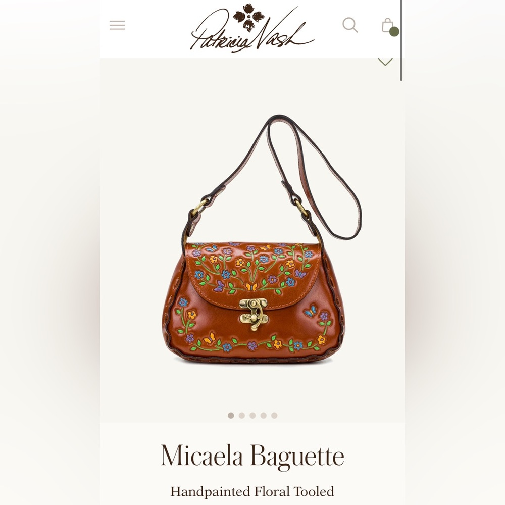 Patricia Nash Saddle shoulder bag